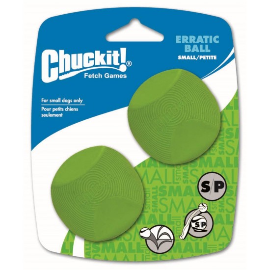 Chuckit! Erratic Ball 2'li Köpek Oyun Topu (Küçük Boy) Chuckit! Erratic Ball 2'li Köpek Oyun Topu (Küçük Boy)