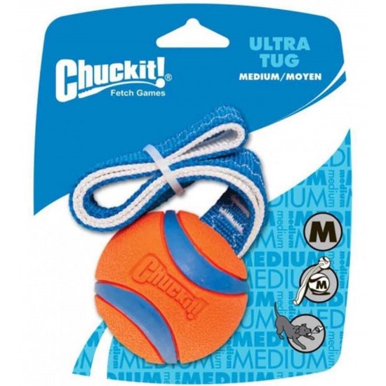 Chuckit! Ultra Tug Köpek Çekiştirme Topu (Orta Boy)