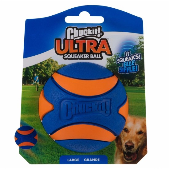 Chuckit! Ultra Squeaker Sesli Köpek Oyun Topu (Büyük Boy) Chuckit! Ultra Squeaker Sesli Köpek Oyun Topu (Büyük Boy)