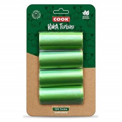 Cook Dışkı Torbası 4 Rulo x 30 Torba (Toplam 120 Torba) Cook Dışkı Torbası 4 Rulo x 30 Torba (Toplam 120 Torba)