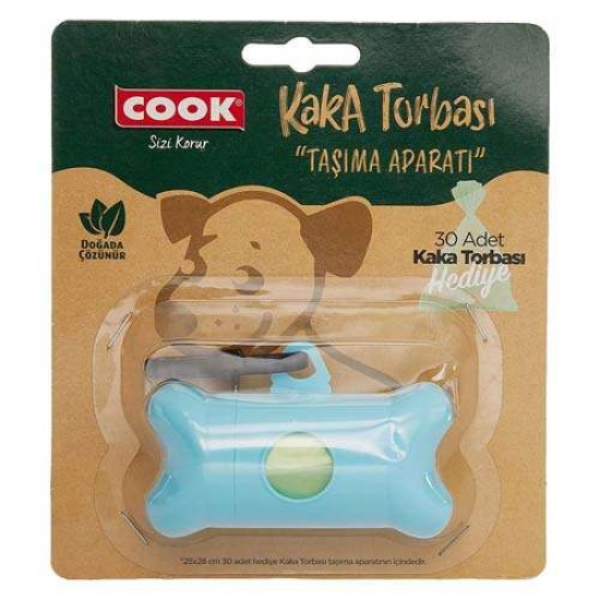 Cook Dışkı Torbası Taşıma Aparatı + 30 Adet Dışkı Torbası Cook Dışkı Torbası Taşıma Aparatı + 30 Adet Dışkı Torbası