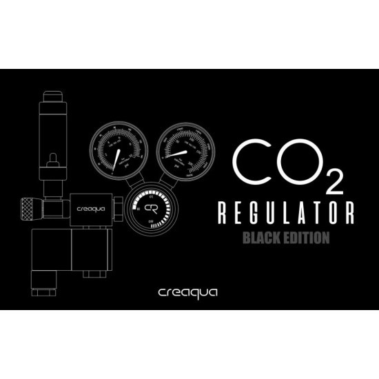 Creaqua Selanoid Valfli İnce Ayarlı Co2 Regülatör Creaqua Selanoid Valfli İnce Ayarlı Co2 Regülatör