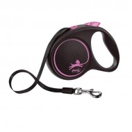 Flexi Black Desing Large 5m Şerit Gezdirme Pembe Flexi Black Desing Large 5m Şerit Gezdirme Pembe