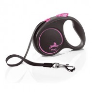 Black Desing 5mt Şerit Köpek Gezdirme Pembe Small Black Desing 5mt Şerit Köpek Gezdirme Pembe Small