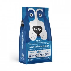 Havlife Köpek Yetişkin 3Kg Orta ve Büyük Irk Somonlu Pirinçli