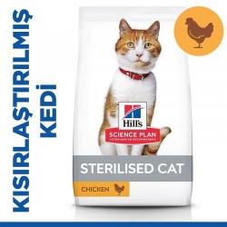 Hills Sterilised Tavuklu Kısırlaştırılmış Kedi Maması 3Kg