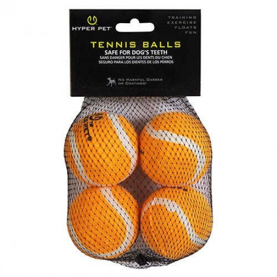 Hyper Pet 4'lü Turuncu Tenis Topu (Orta Boy) Hyper Pet 4'lü Turuncu Tenis Topu (Orta Boy)