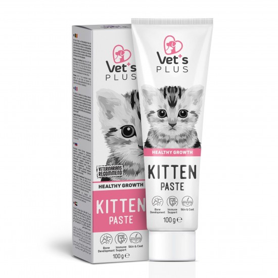 Vet's Plus Hamile ve Yavru Kediler İçin Folik Asitli Malt Kedi Macunu 100gr Vet's Plus Hamile ve Yavru Kediler İçin Folik Asitli Malt Kedi Macunu 100gr