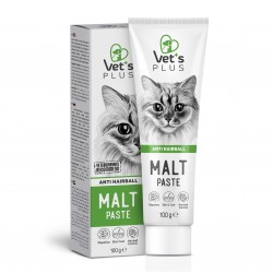 Vet's Plus Anti-Hairball Tüy Yumağı Önleyici Malt Kedi Macunu 100gr Vet's Plus Anti-Hairball Tüy Yumağı Önleyici Malt Kedi Macunu 100gr