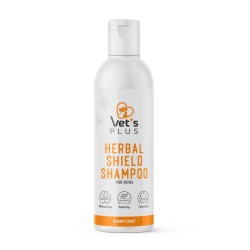 Vet's Plus Herbal Shield Cilt ve Tüy Bakımı için Köpek Şampuanı 250ml Vet's Plus Herbal Shield Cilt ve Tüy Bakımı için Köpek Şampuanı 250ml