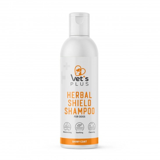 Vet's Plus Herbal Shield Cilt ve Tüy Bakımı için Köpek Şampuanı 250ml Vet's Plus Herbal Shield Cilt ve Tüy Bakımı için Köpek Şampuanı 250ml