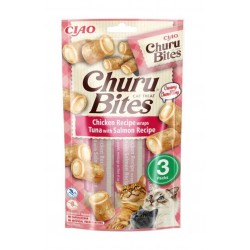 Inaba Ciao Churu Bites Tavuk Sargılı , Ton Balıklı ve Somonlu Kedi Ödül Maması 3 x 10 Gr Inaba Ciao Churu Bites Tavuk Sargılı , Ton Balıklı ve Somonlu Kedi Ödül Maması 3 x 10 Gr