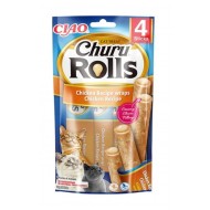Inaba Ciao Churu Rolls Sticks Tavuk Sargılı Kedi Ödül Maması 4 x 10 Gr Inaba Ciao Churu Rolls Sticks Tavuk Sargılı Kedi Ödül Maması 4 x 10 Gr