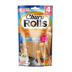 Inaba Ciao Churu Rolls Sticks Tavuk Sargılı Kedi Ödül Maması 4 x 10 Gr Inaba Ciao Churu Rolls Sticks Tavuk Sargılı Kedi Ödül Maması 4 x 10 Gr