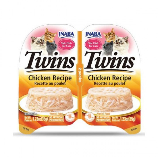 Inaba Twins Tavuklu Kedi Ödül Jölesi 2 x 35 Gr Inaba Twins Tavuklu Kedi Ödül Jölesi 2 x 35 Gr