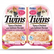 Inaba Twins Ton Balıklı, Somonlu ve Tavuklu Kedi Ödül Jölesi 2 x 35 Gr Inaba Twins Ton Balıklı, Somonlu ve Tavuklu Kedi Ödül Jölesi 2 x 35 Gr