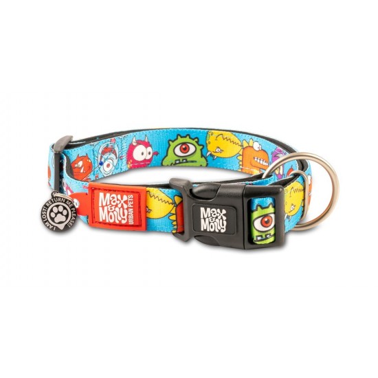 Max Molly Smart Id Comic Köpek Boyun Tasması Medium Max Molly Smart Id Comic Köpek Boyun Tasması Medium