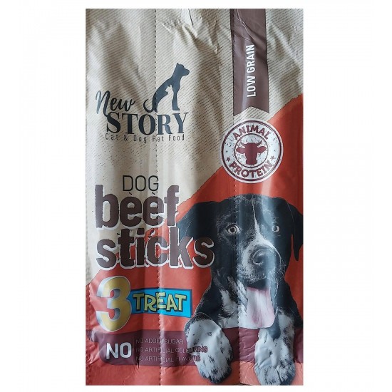 Köpekler İçin 3 lü Sığır Etli Stick Ödül