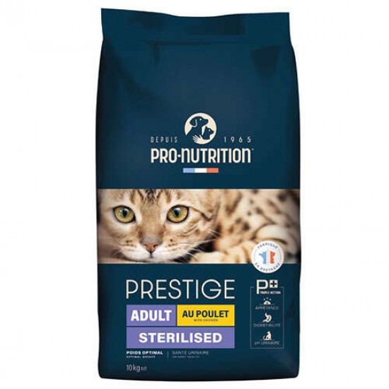 Pro Nutrition Prestige Sterilised Tavuk Etli Kısırlaştırılmış Kedi Maması 10 Kg