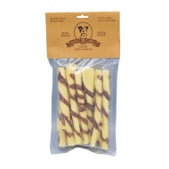 Rakun Dana Etli Burgu Çubuk Köpek Ödülü 12 cm (10Lu Paket) Rakun Dana Etli Burgu Çubuk Köpek Ödülü 12 cm (10Lu Paket)