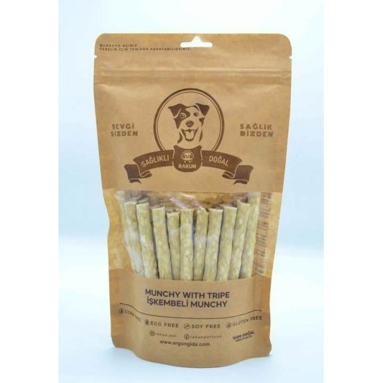 Rakun İşkembeli Munchy Sticks Köpek Ödülü 12 Cm - 40 lı Paket Rakun İşkembeli Munchy Sticks Köpek Ödülü 12 Cm - 40 lı Paket
