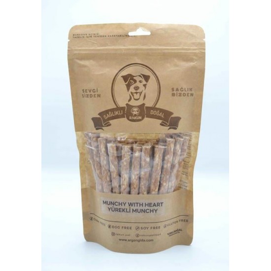 Rakun Yürekli Munchy Sticks Köpek Ödülü 12 Cm - 40 lı Paket Rakun Yürekli Munchy Sticks Köpek Ödülü 12 Cm - 40 lı Paket