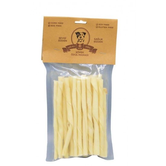 Rakun Beyaz Burgu Çiğneme Kemiği Köpek Ödülü 12 Cm (20Li Paket) Rakun Beyaz Burgu Çiğneme Kemiği Köpek Ödülü 12 Cm (20Li Paket)