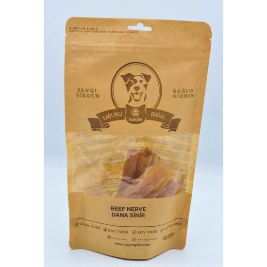 Rakun Kurutulmuş Dana Sinir Köpek Ödülü 120 Gr Rakun Kurutulmuş Dana Sinir Köpek Ödülü 120 Gr