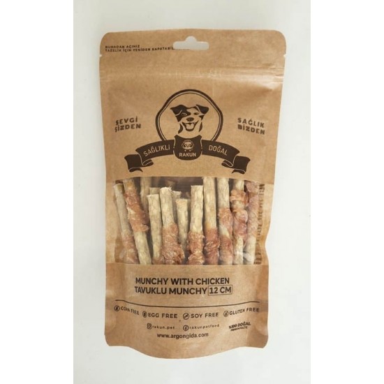 Rakun Munchy Tavuklu 12cm 30'lu Rakun Munchy Tavuklu 12cm 30'lu