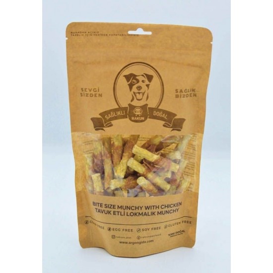 Rakun Munchy Tavuklu Lokmalık 6cm 36'lı Rakun Munchy Tavuklu Lokmalık 6cm 36'lı