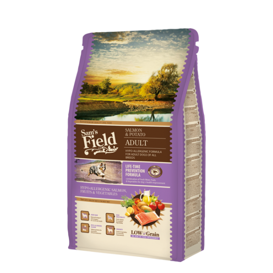 Sam´s Field Salmon & Potato Adult 2,5 Kg Sam´s Field Salmon & Potato Adult 2,5 Kg