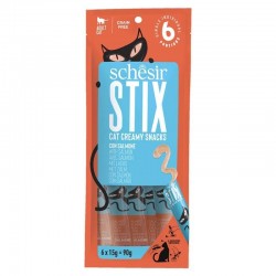 Schesir Cat Stix Somon Balıklı Krema Kedi Ödülü 6x15gr Schesir Cat Stix Somon Balıklı Krema Kedi Ödülü 6x15gr