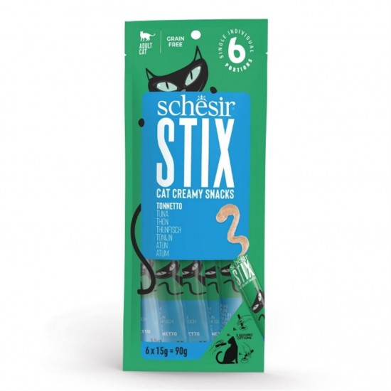 Schesir Stix Ton Balıklı Krema Kedi Ödülü 6x15gr