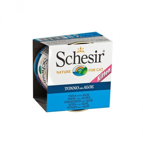 Schesir Ton Balık Ve Aloeveralı Yaş Yavru Kedi Maması 85gr Schesir Ton Balık Ve Aloeveralı Yaş Yavru Kedi Maması 85gr