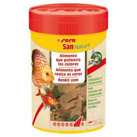 Sera San Nature Pul Balık Yemi 100 ML Sera San Nature Pul Balık Yemi 100 ML