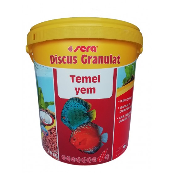 SERA YENİ DİSCUS GRANULAT – 10 LT (2,9 KG)