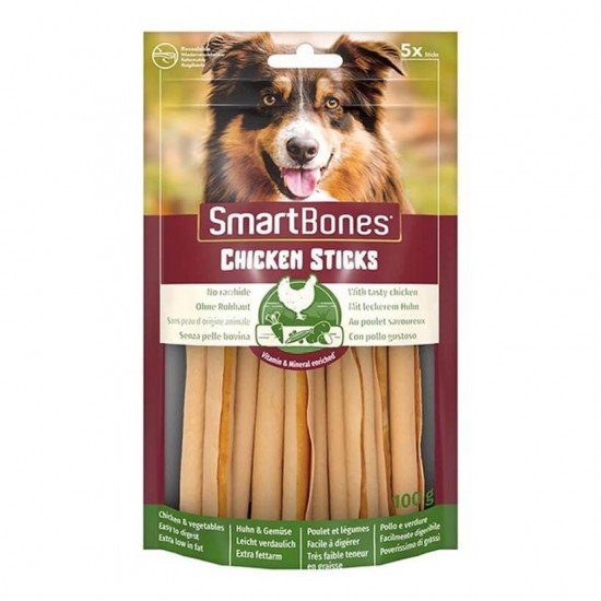 Smart Bones Tavuklu Sticks Köpek Ödülü 5li 100 Gr Smart Bones Tavuklu Sticks Köpek Ödülü 5li 100 Gr