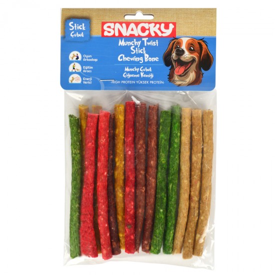 Munchy Köpek Burgu Çubuk 15'li *13cm *105g