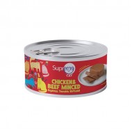 Supreme Cat Tavuklu ve Biftekli Kıyılmış Yetişkin Konserve Kedi Maması 85gr Supreme Cat Tavuklu ve Biftekli Kıyılmış Yetişkin Konserve Kedi Maması 85gr