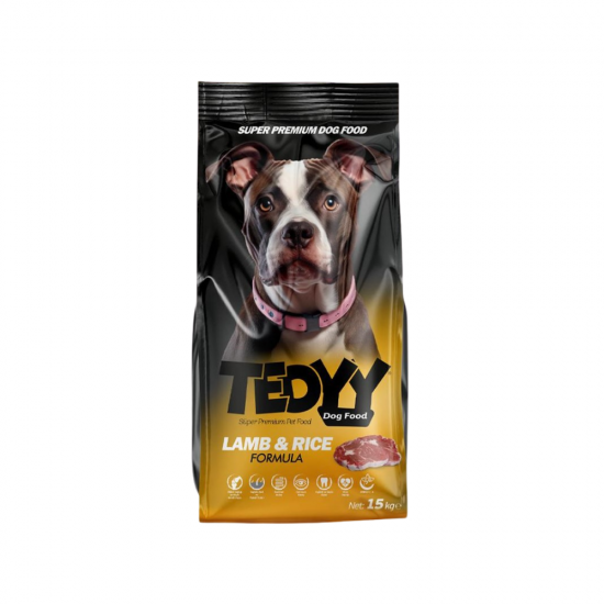 TEDDY Kuzu Etli Yetişkin Köpek Maması 15 KG