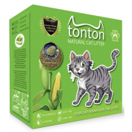 Tonton Mısır Koçanı Granülü Topaklaşan Doğal Kedi Kumu 8 Lt